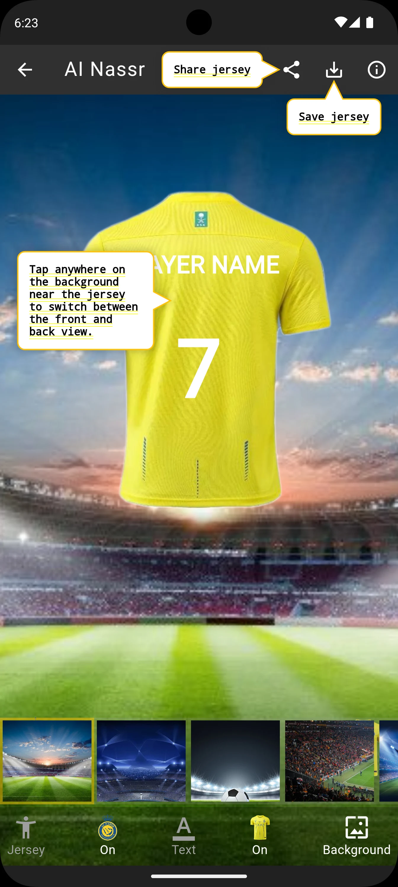 Football Jersey Maker screenshot