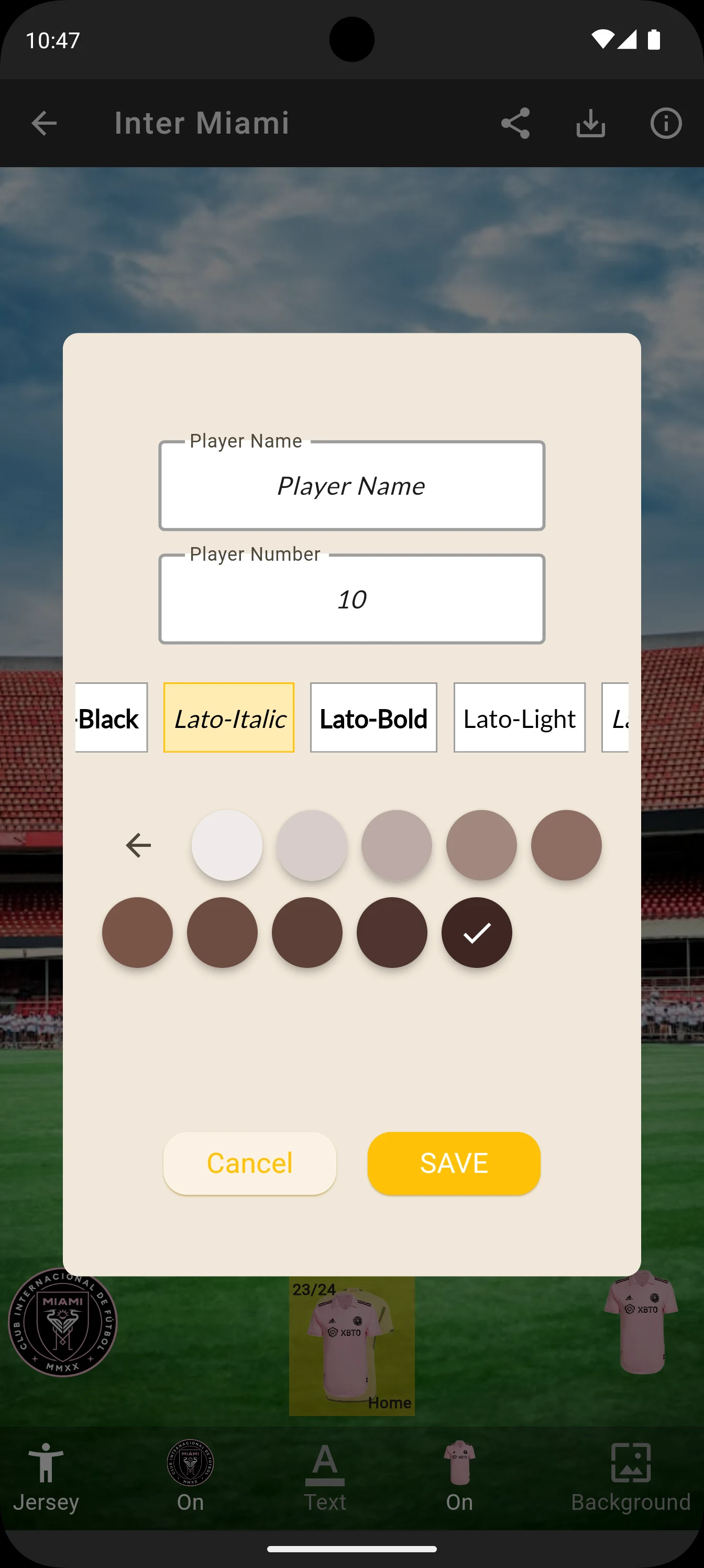 Football Jersey Maker screenshot