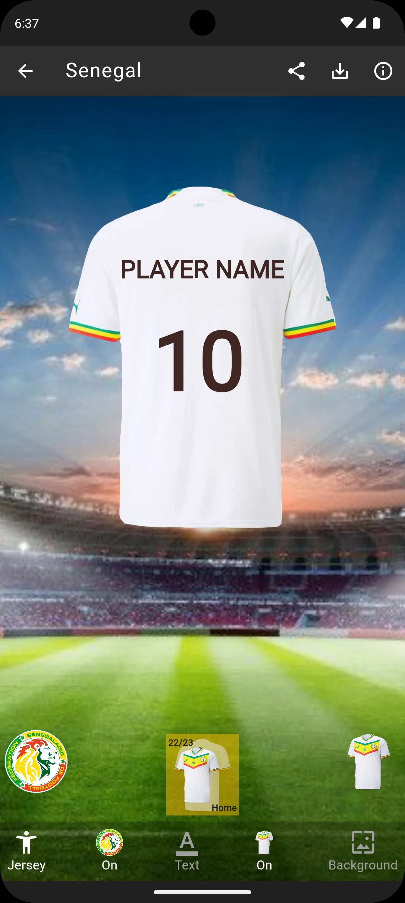 Football Jersey Maker screenshot